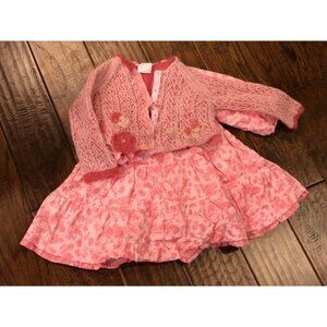 Catimini Dress And Cardigan